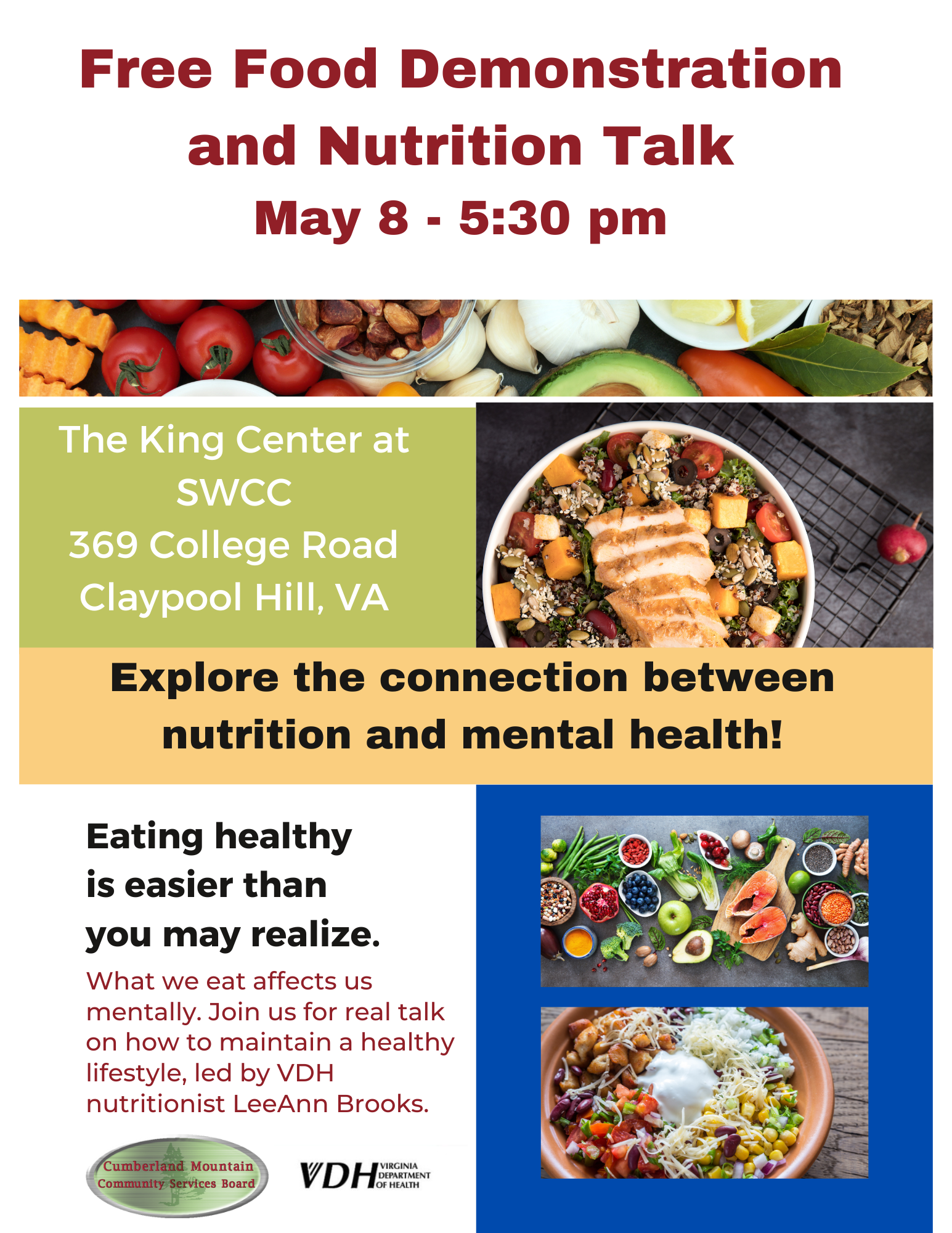 Food Demo and Nutrition Talk